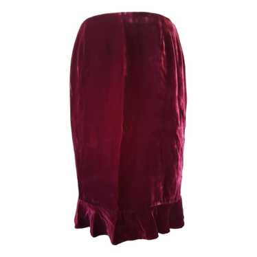 Oscar De La Renta Silk mid-length skirt