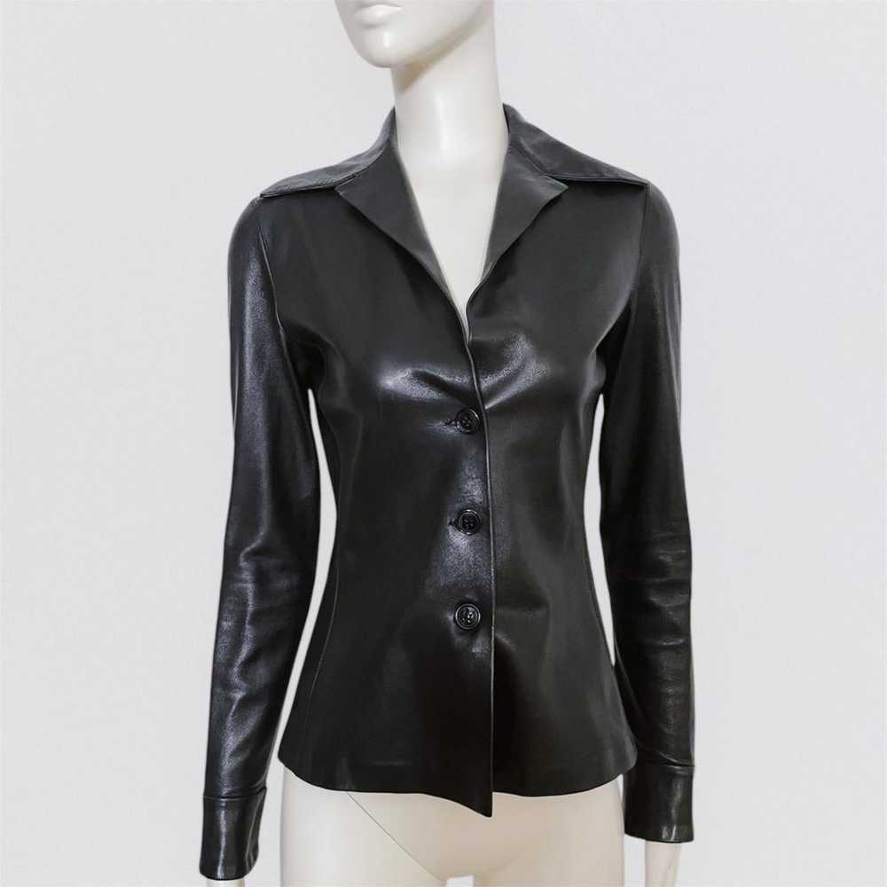 Junko Shimada Leather blazer - image 3