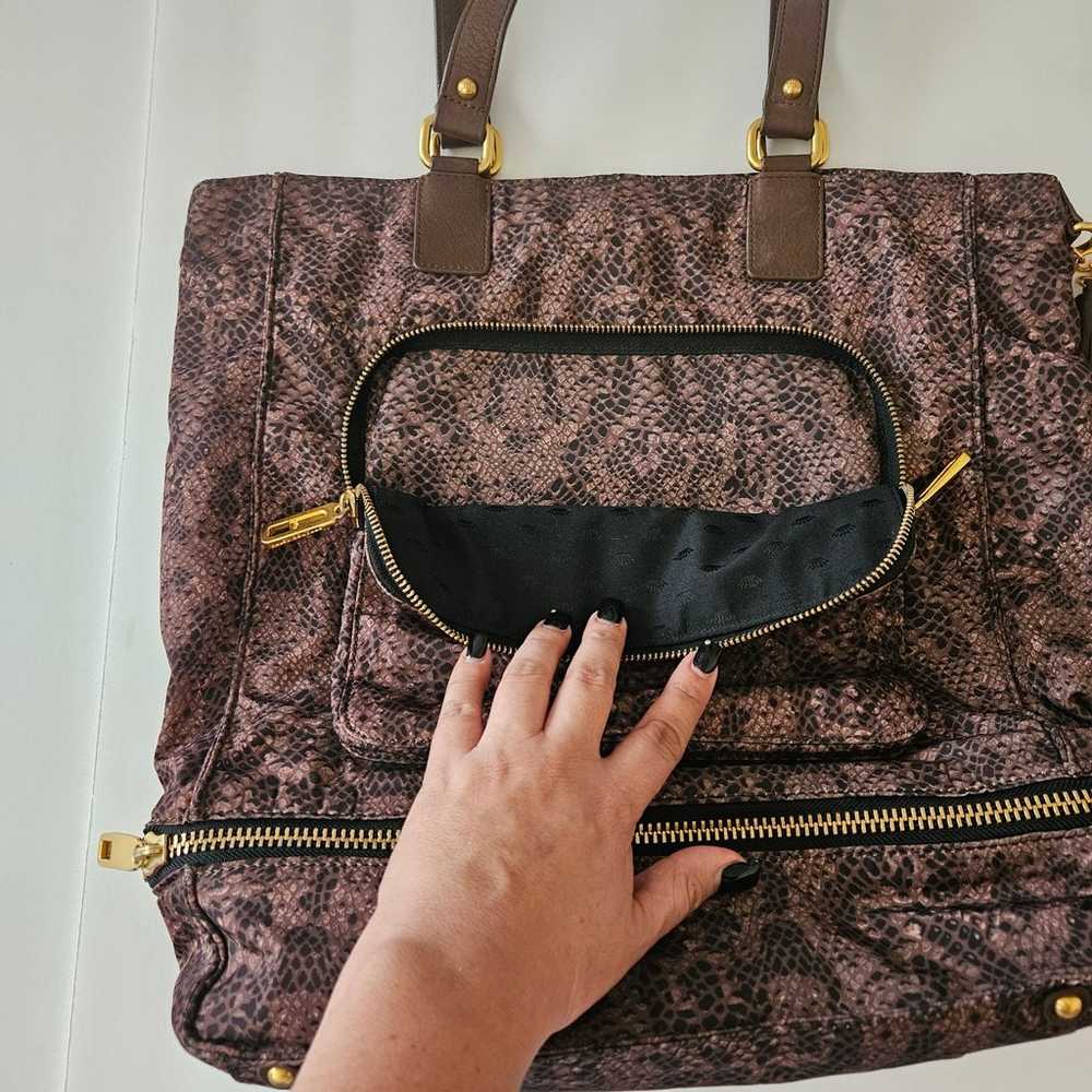 Juicy Couture Brown XL Shoulder/Travel Bag - image 5