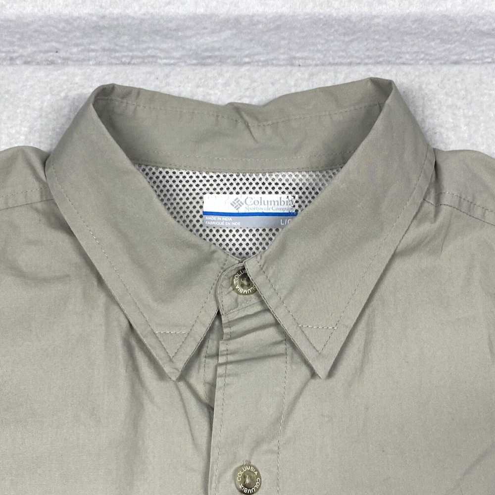 Vintage Columbia PFG Shirt Mens Large Gray Button… - image 3