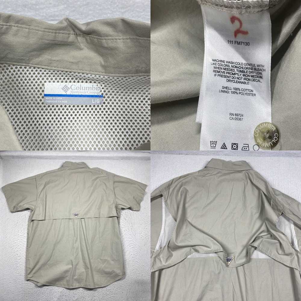 Vintage Columbia PFG Shirt Mens Large Gray Button… - image 4