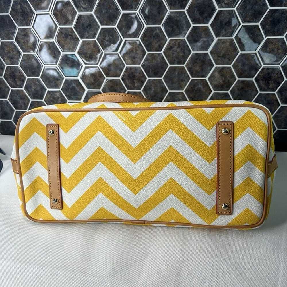 Dooney & Bourke Wren Chevron Large Shoulder Tote … - image 12