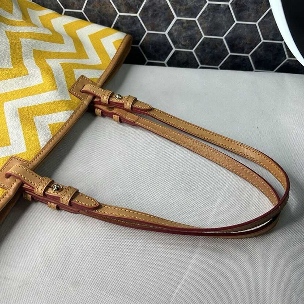 Dooney & Bourke Wren Chevron Large Shoulder Tote … - image 6