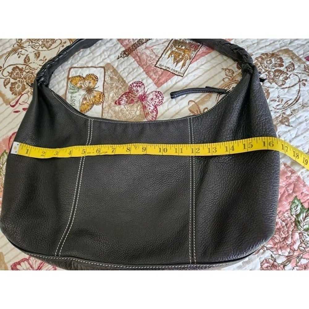 TIGNANELLO  black hobo style shoulder bag Soft Le… - image 6