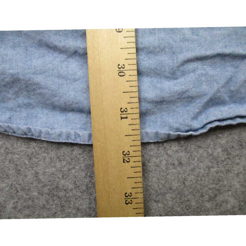 Vintage Mens Large Size Button Front Long Sleeved… - image 7