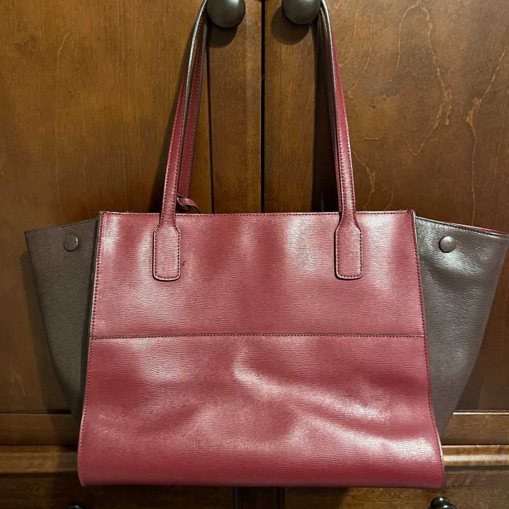 Red Ralph Lauren Tote Bag with Dust Cover Bag - image 2