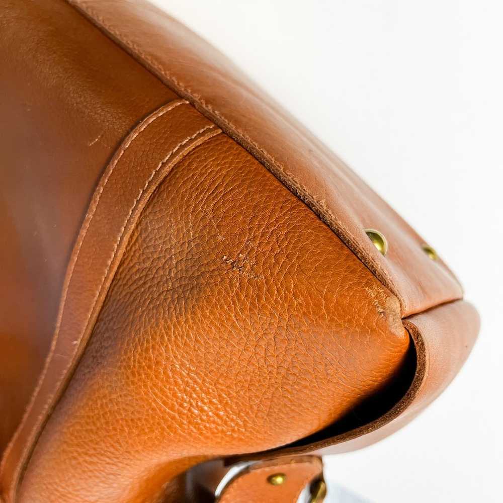 Madewell Glasgow English Saddle Leather Satchel B… - image 4