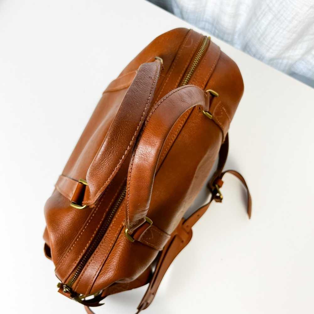 Madewell Glasgow English Saddle Leather Satchel B… - image 7