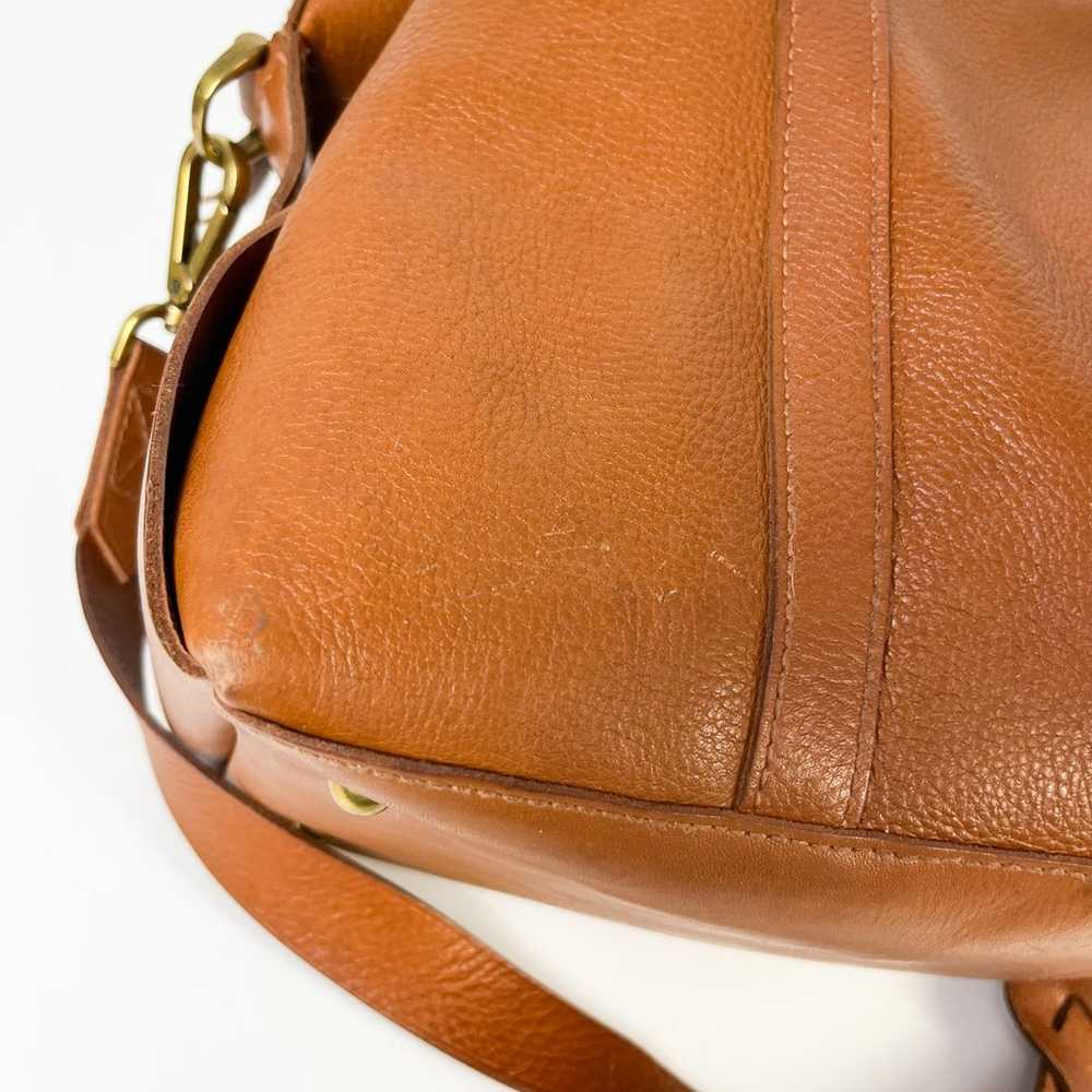 Madewell Glasgow English Saddle Leather Satchel B… - image 8