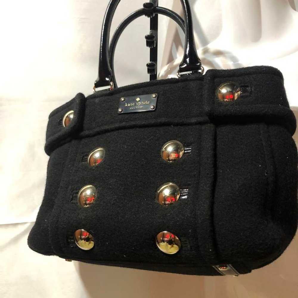 Kate Spade Black Wool Handbag - image 2