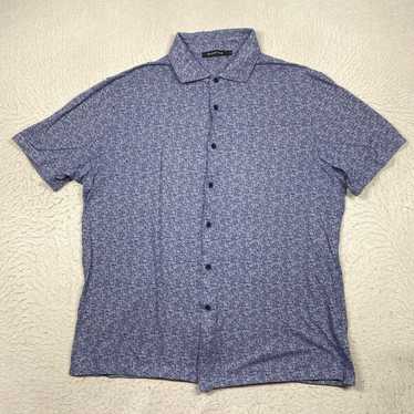 Bugatchi Bugatchi Uomo Shirt Mens Large Blue Flora