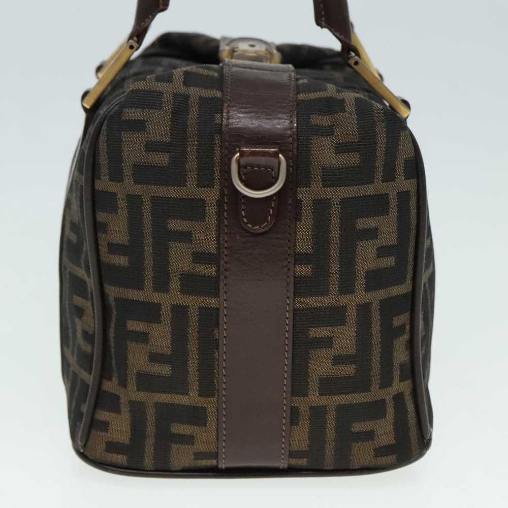 Fendi Zucca Brown Canvas Handbag (Pre-Owned) - image 3