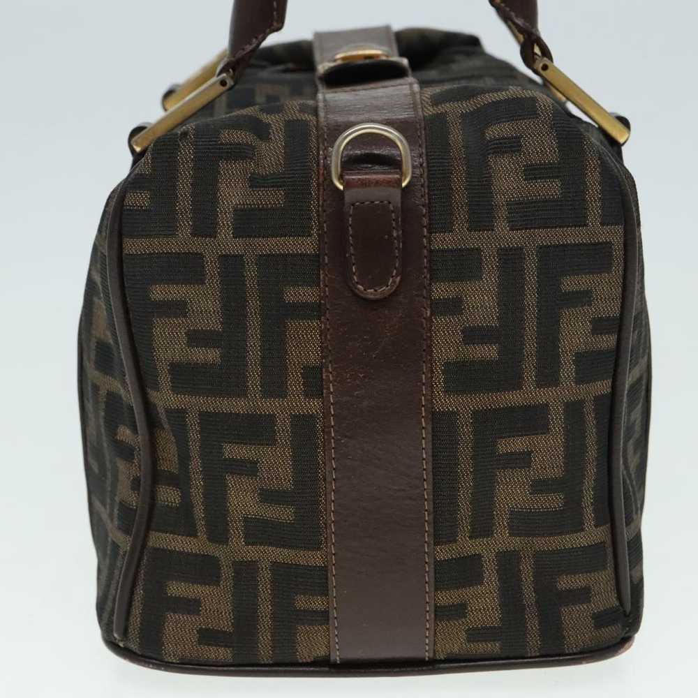 Fendi Zucca Brown Canvas Handbag (Pre-Owned) - image 4