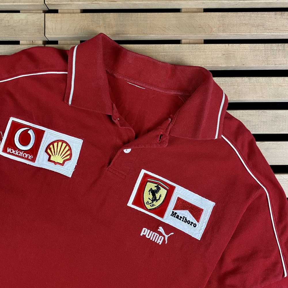 Ferrari × Puma × Racing Mens Polo T-Shirt Puma Fe… - image 2