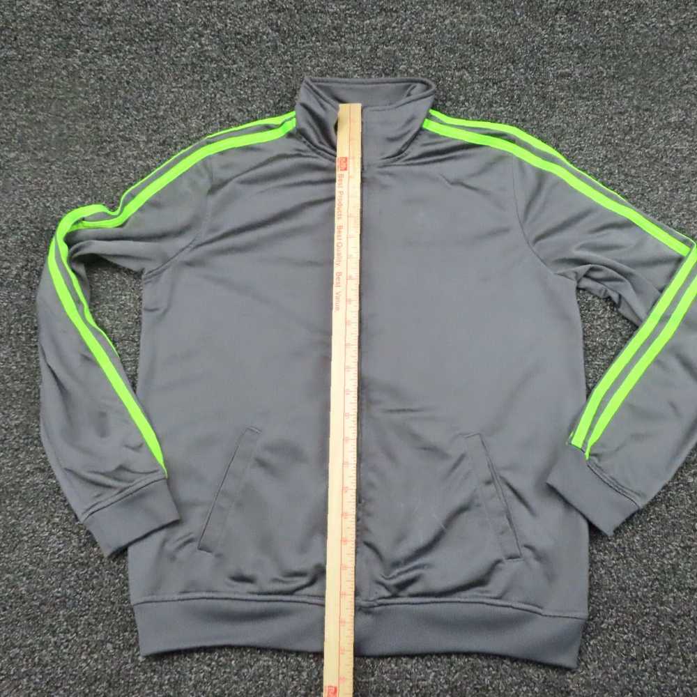 Adidas Gray and Green Full Zip Long Sleeve Mock N… - image 7