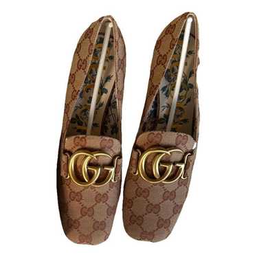 Gucci Marmont cloth heels