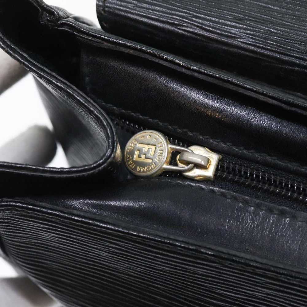 Fendi Black Leather Handbag (Pre-Owned) - image 11