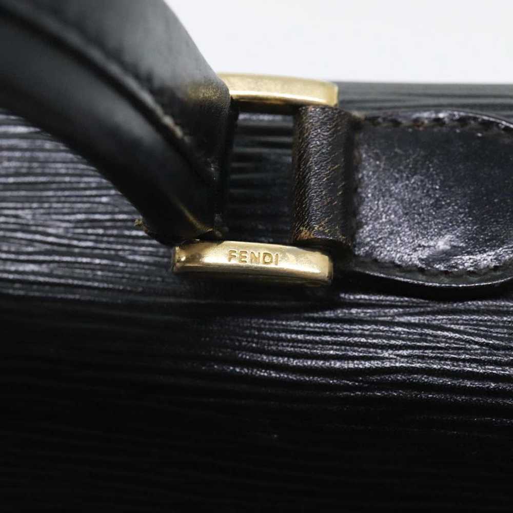 Fendi Black Leather Handbag (Pre-Owned) - image 12