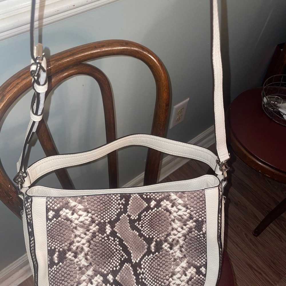 Michael Kors snakeskin crossbody bag - image 1