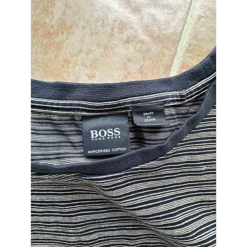 Hugo Boss Hugo Boss Striped Mercerised Cotton T-s… - image 6