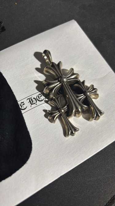 Chrome Hearts chrome hearts triple cross pendant - image 1