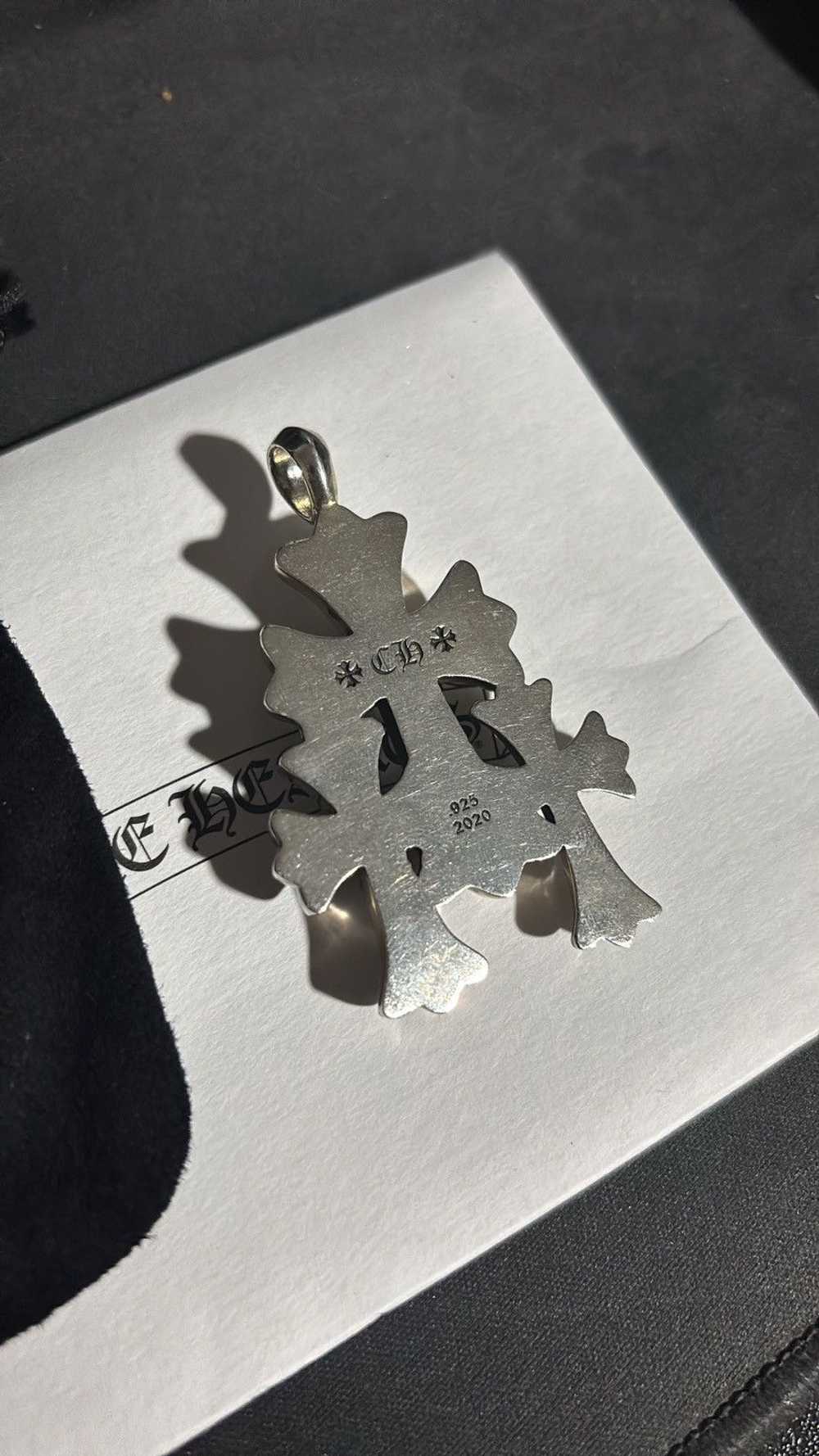 Chrome Hearts chrome hearts triple cross pendant - image 2