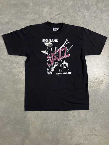 Single × Tee × Vintage Vintage 1980s JAZZ BIG BAND