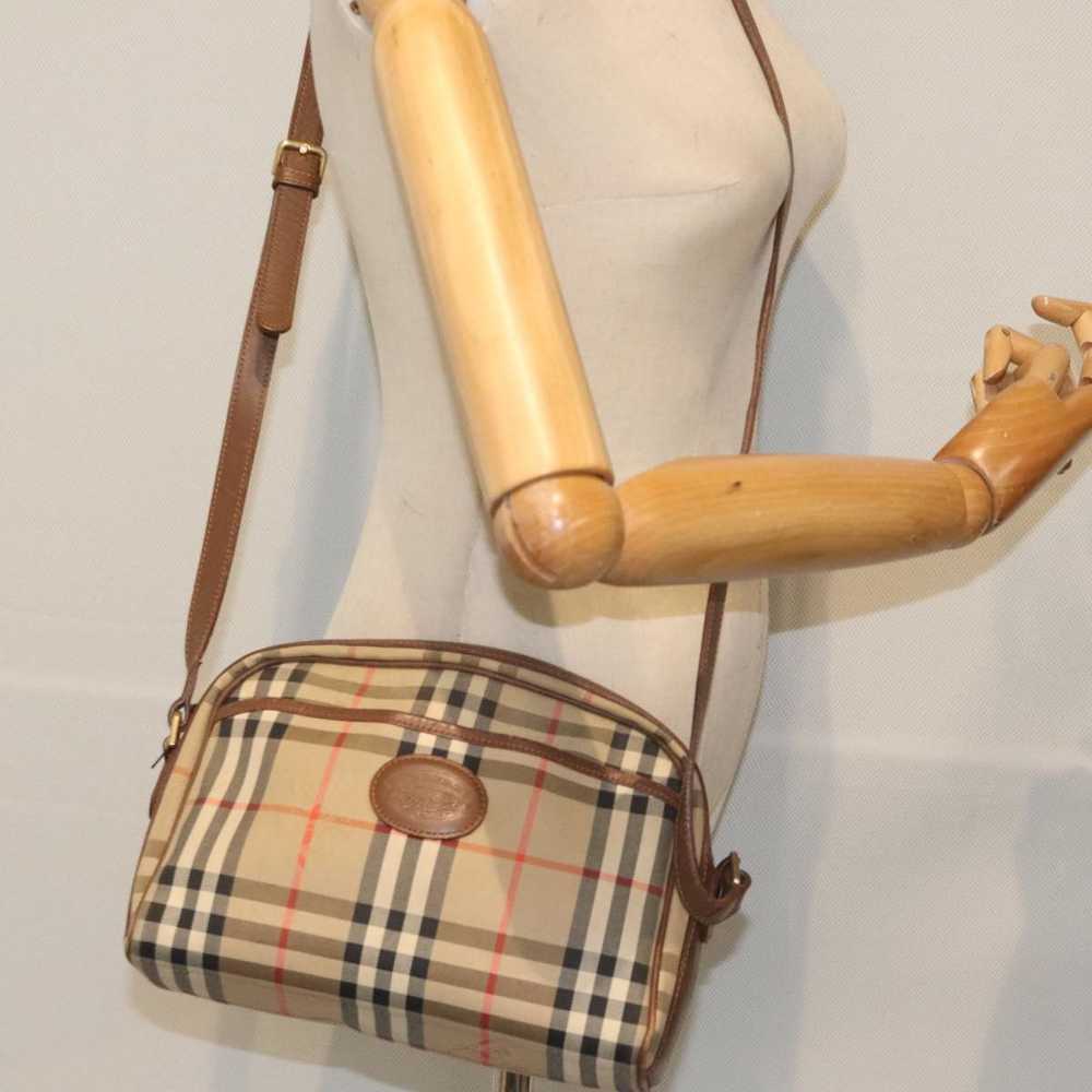 Burberry Nova Check Beige Canvas Shoulder Bag (Pr… - image 12