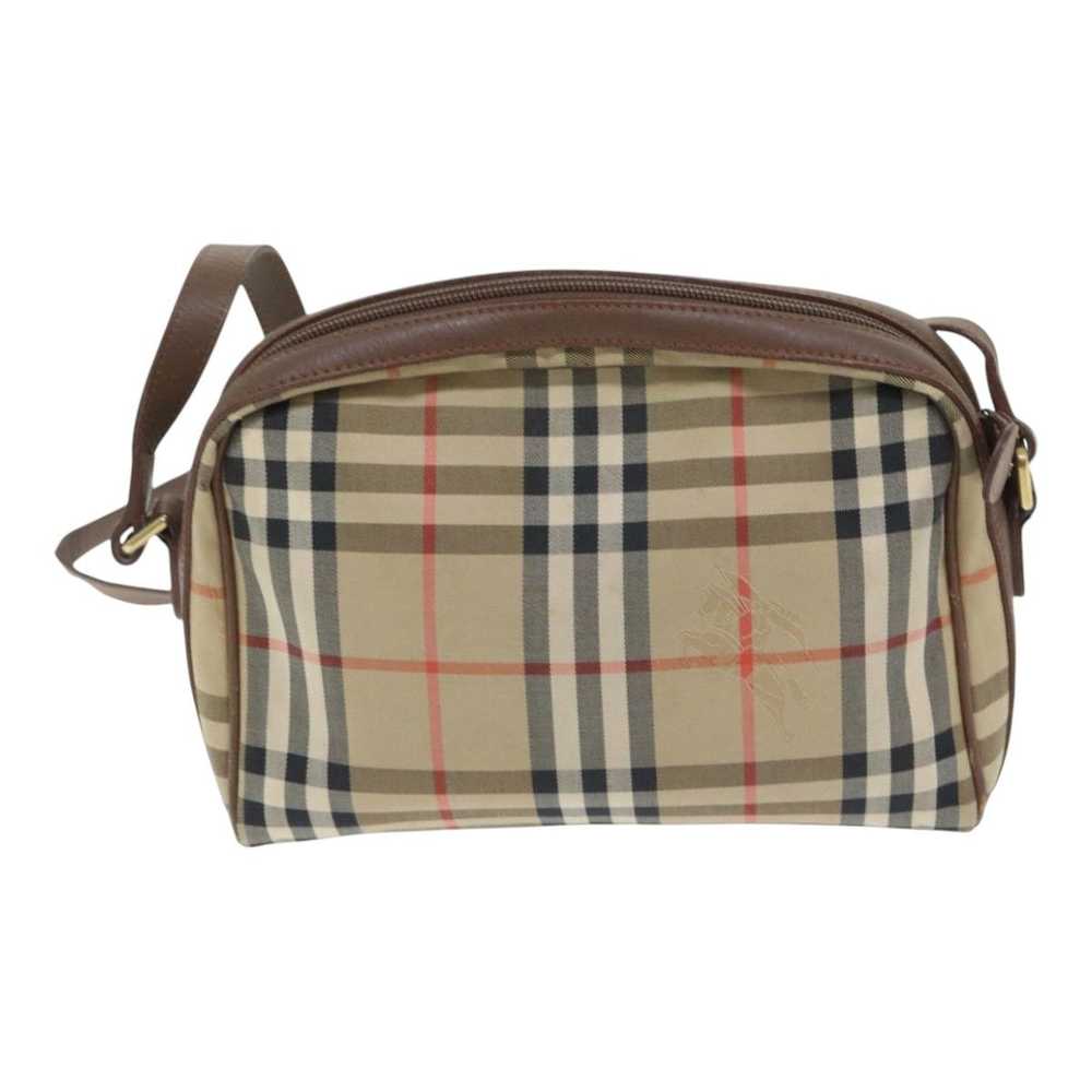 Burberry Nova Check Beige Canvas Shoulder Bag (Pr… - image 2