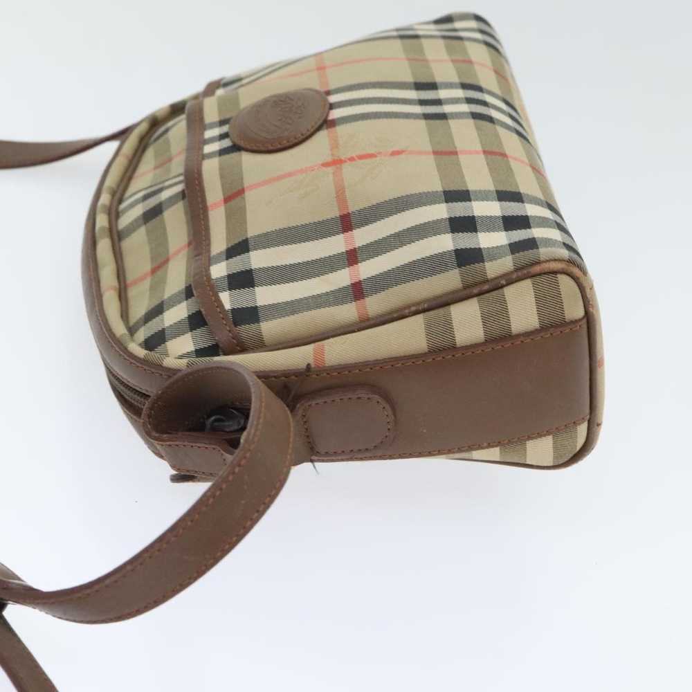 Burberry Nova Check Beige Canvas Shoulder Bag (Pr… - image 3