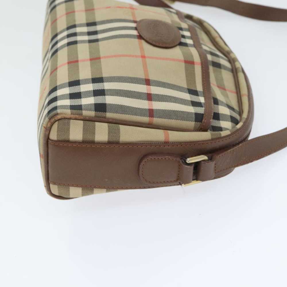 Burberry Nova Check Beige Canvas Shoulder Bag (Pr… - image 4