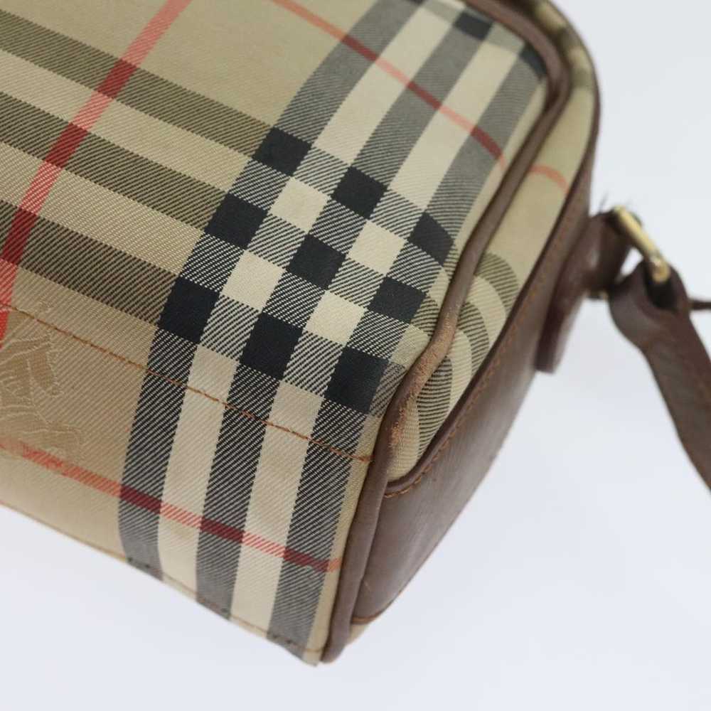 Burberry Nova Check Beige Canvas Shoulder Bag (Pr… - image 6