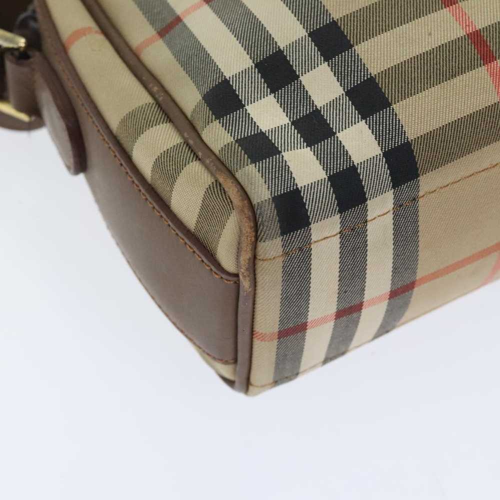 Burberry Nova Check Beige Canvas Shoulder Bag (Pr… - image 9