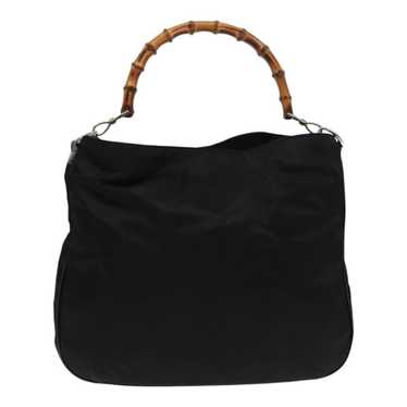 Gucci Bamboo Black Synthetic Handbag (Pre-Owned) - image 1