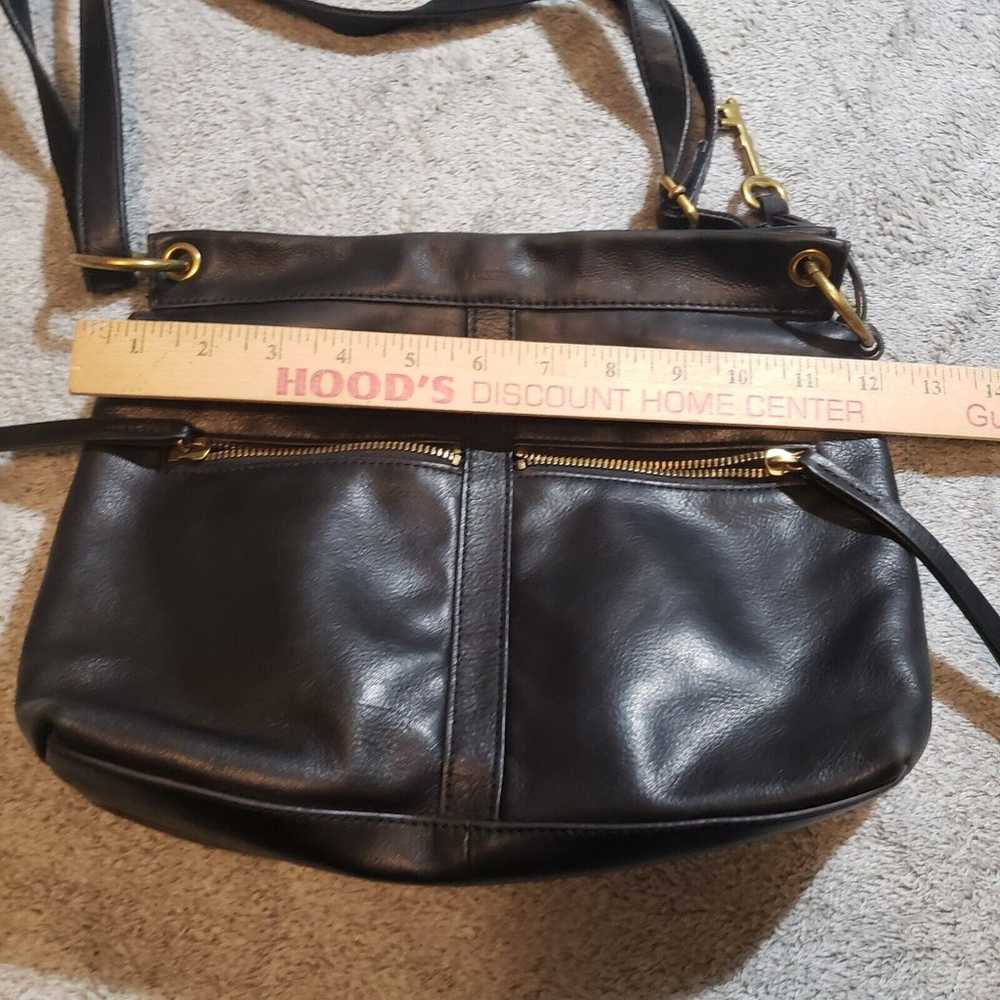 Fossil - Caitlyn Black Leather Shoulder Crossbody… - image 6