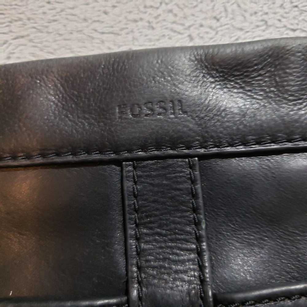 Fossil - Caitlyn Black Leather Shoulder Crossbody… - image 8