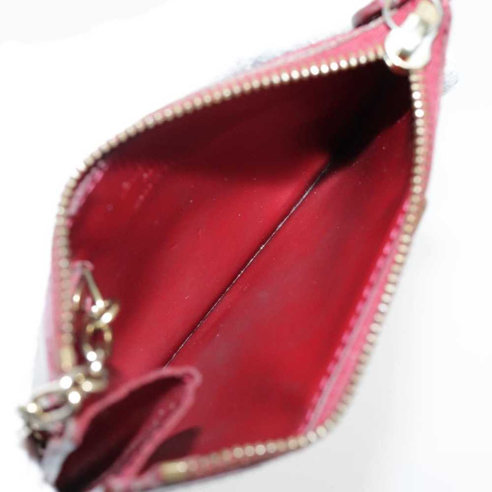 Louis Vuitton Pochette Clés Red Patent Leather Wa… - image 10