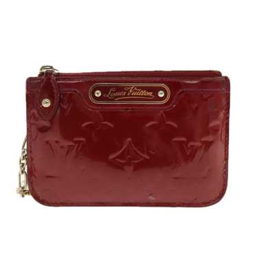 Louis Vuitton Pochette Clés Red Patent Leather Wa… - image 1