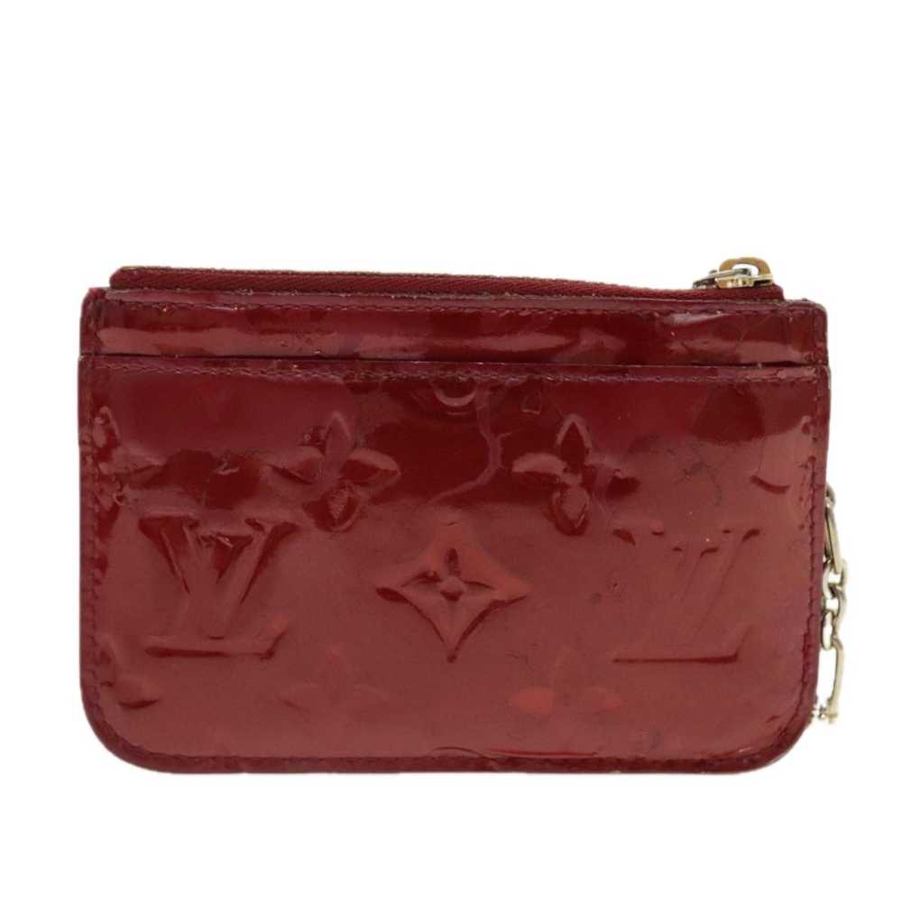 Louis Vuitton Pochette Clés Red Patent Leather Wa… - image 2