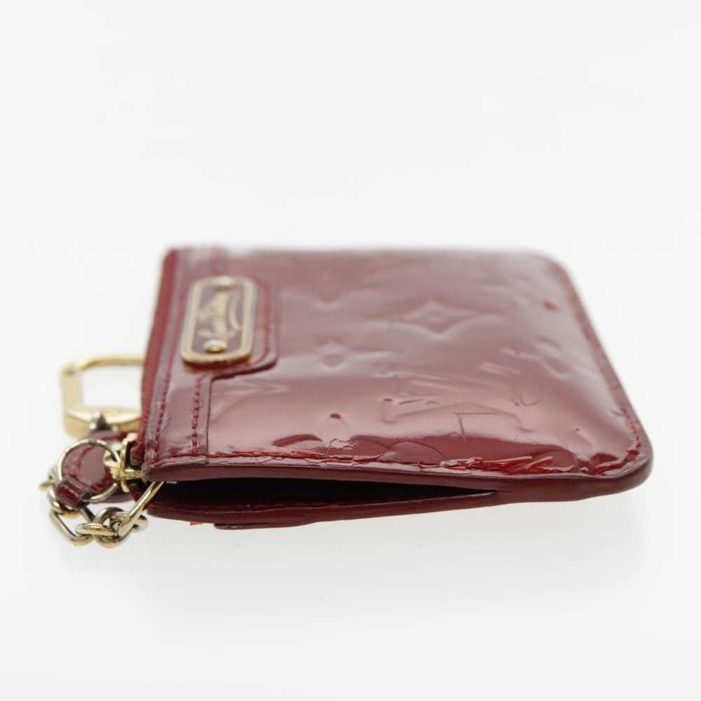 Louis Vuitton Pochette Clés Red Patent Leather Wa… - image 4