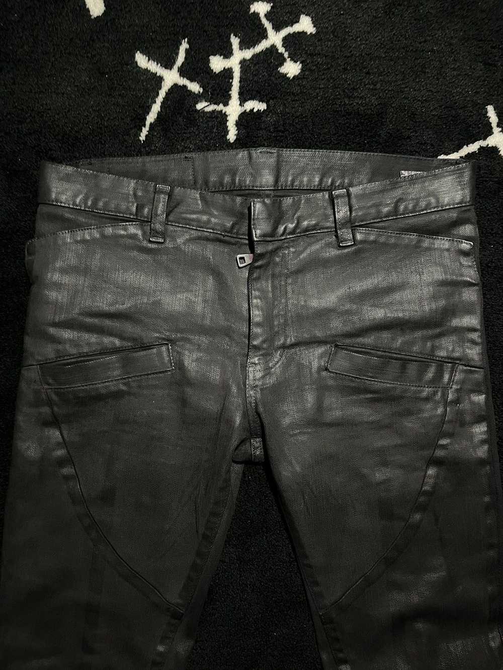 Balmain BALMAIN JEANS SS12 BLACK WAX DECARNIN ERA - image 3