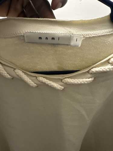 MNML Cream Crewneck distressed