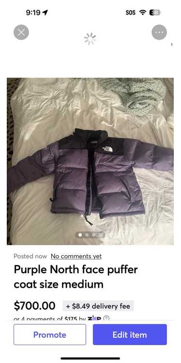 The North Face Purple North Face Puffer