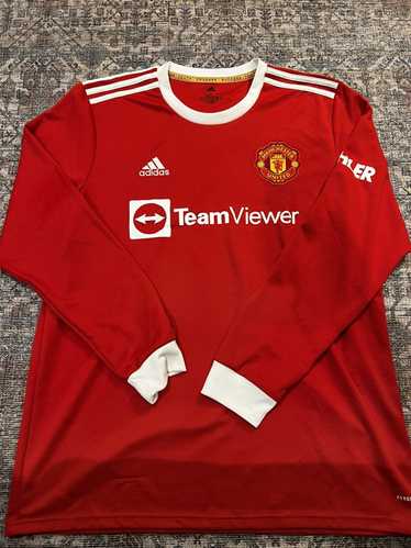 Adidas 2021 Long Sleeve Manchester United Jersey