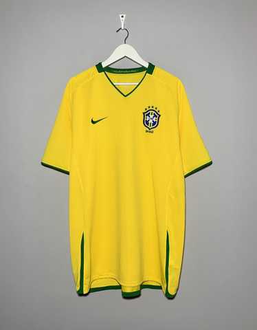 Nike × Soccer Jersey × Vintage Brazil 2008 Nike Y… - image 1