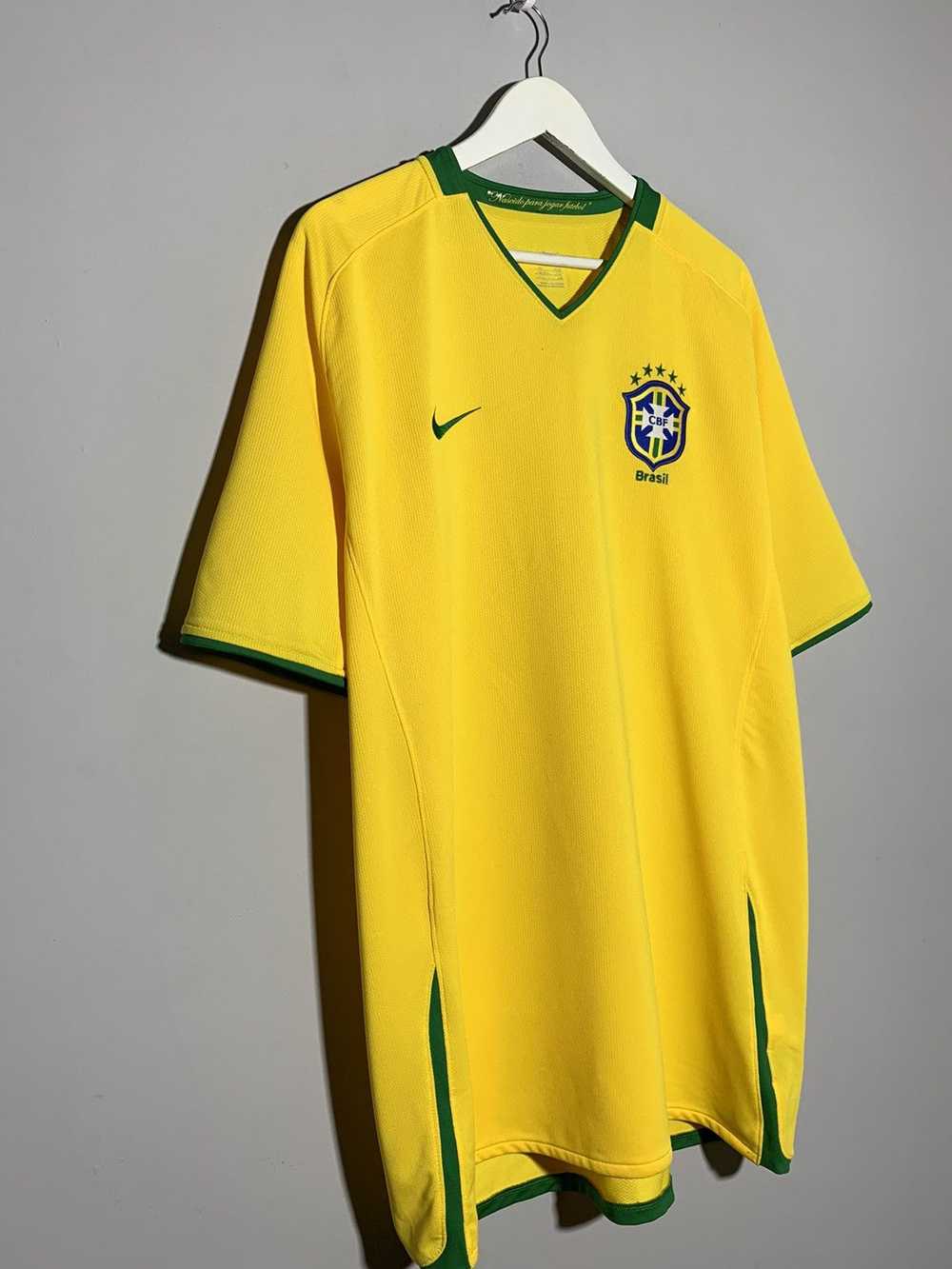 Nike × Soccer Jersey × Vintage Brazil 2008 Nike Y… - image 2