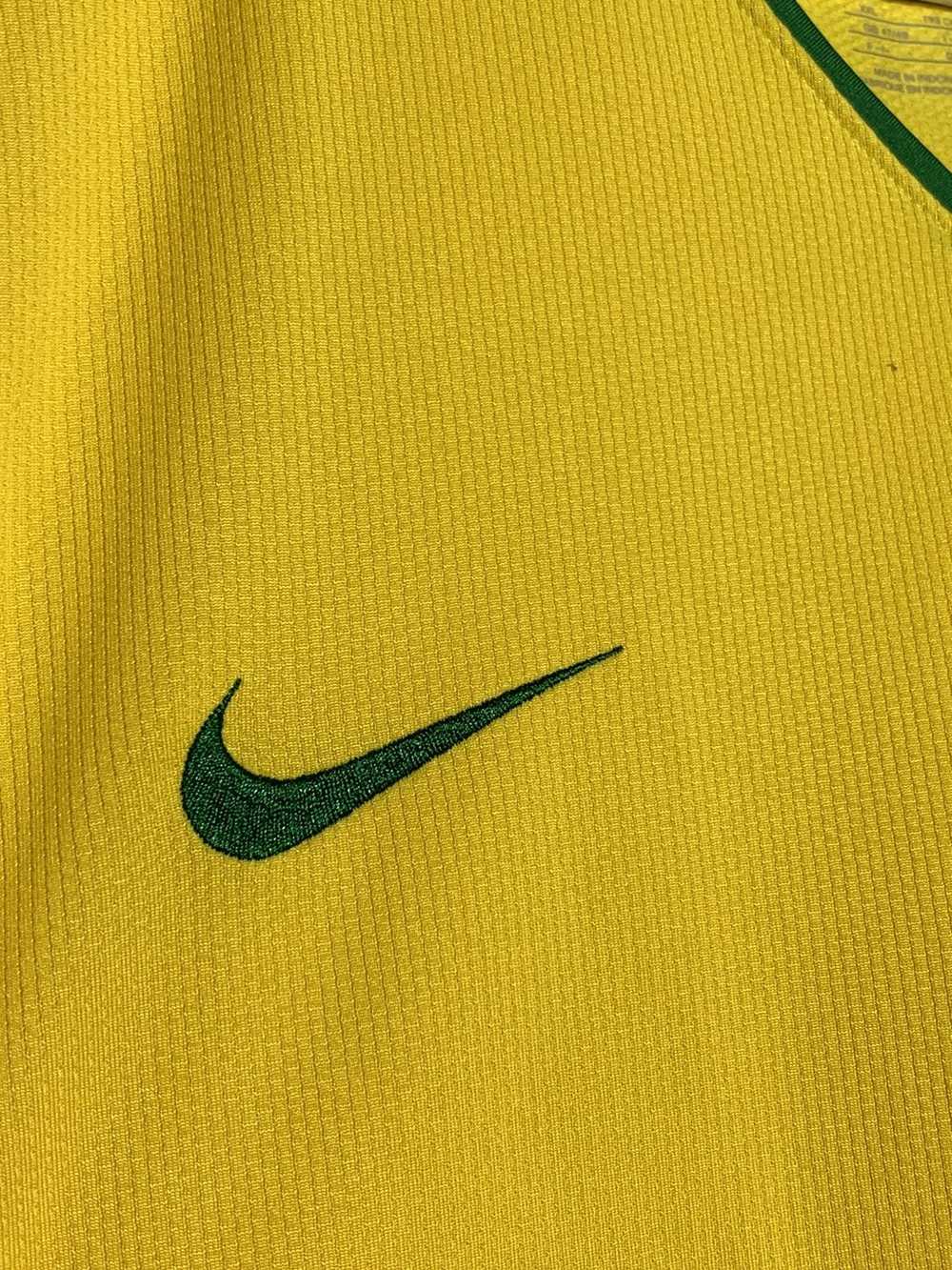 Nike × Soccer Jersey × Vintage Brazil 2008 Nike Y… - image 4