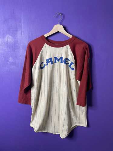 Camel × Vintage Vintage 70s Camel raglan striped t