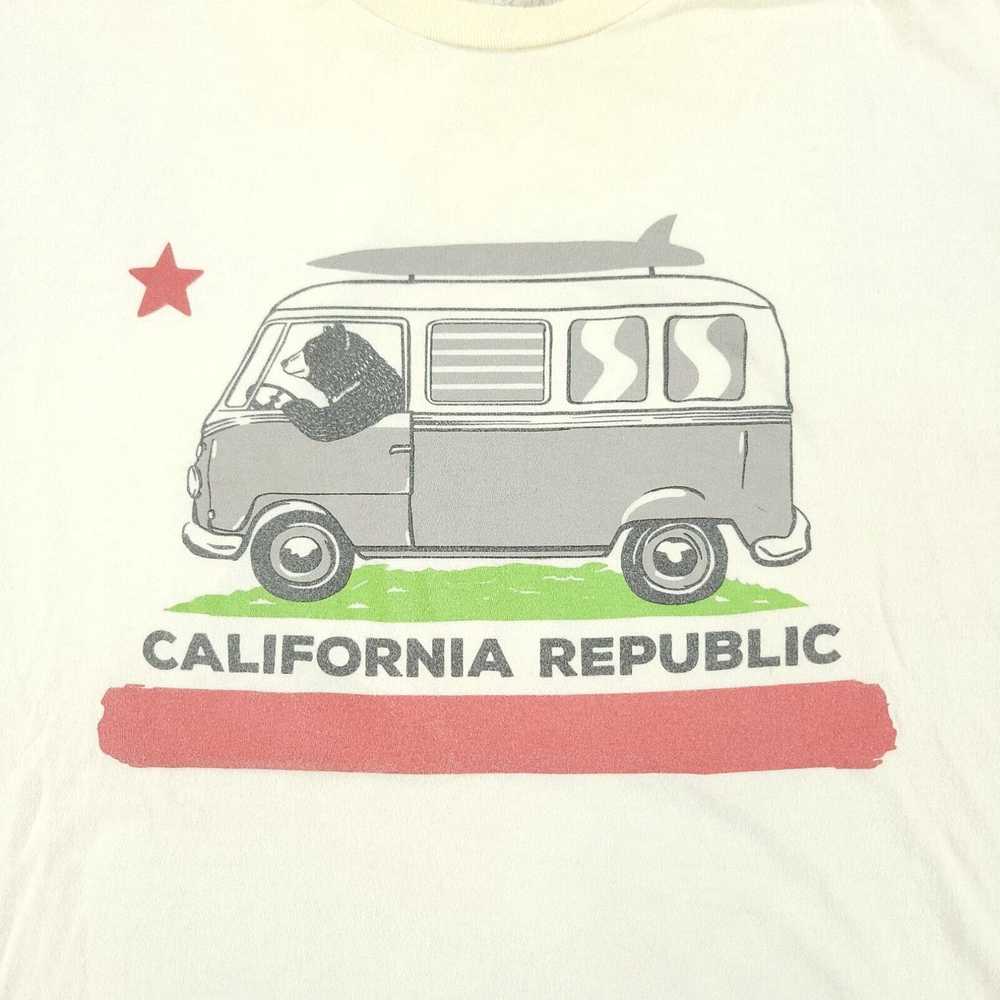 Vintage California Republic Shirt Mens XL White G… - image 2