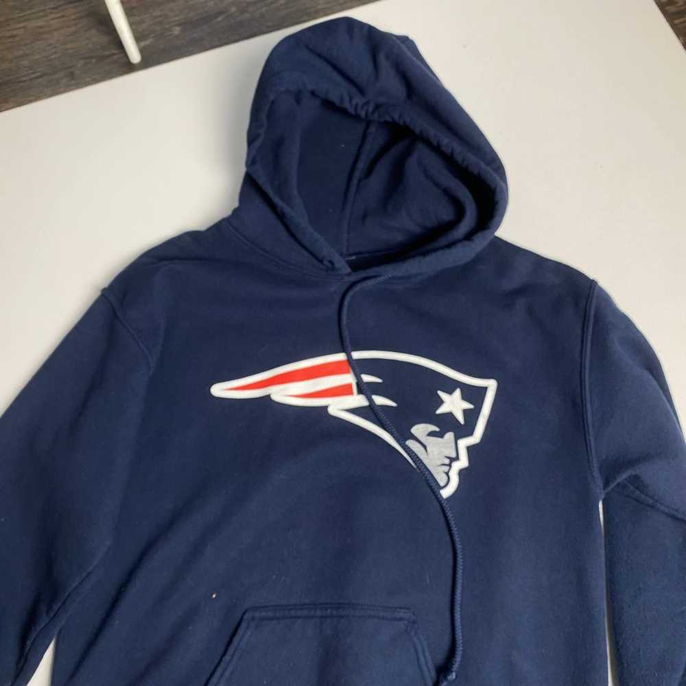 NFL × Streetwear × Vintage NFL New England hoodie… - image 3